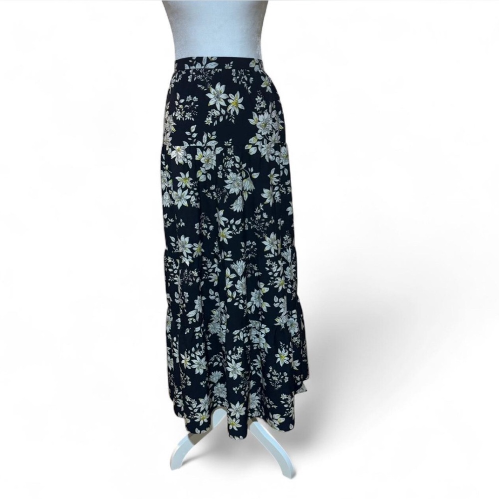 Banana Republic Factory Maxi Skirt Floral Navy Size M W32 L42